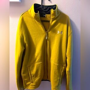 Under Armour Vibrant Yellow Zip-Up Jacket